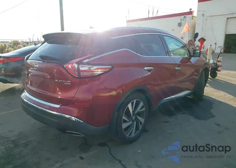 2015 Nissan Murano Platinum from USA, damaged, VIN 5N1AZ2MH0FN241456